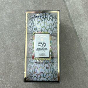 Voluspa NIP Set of 3 Mini Tin 3"x 2"
4.5oz.ea